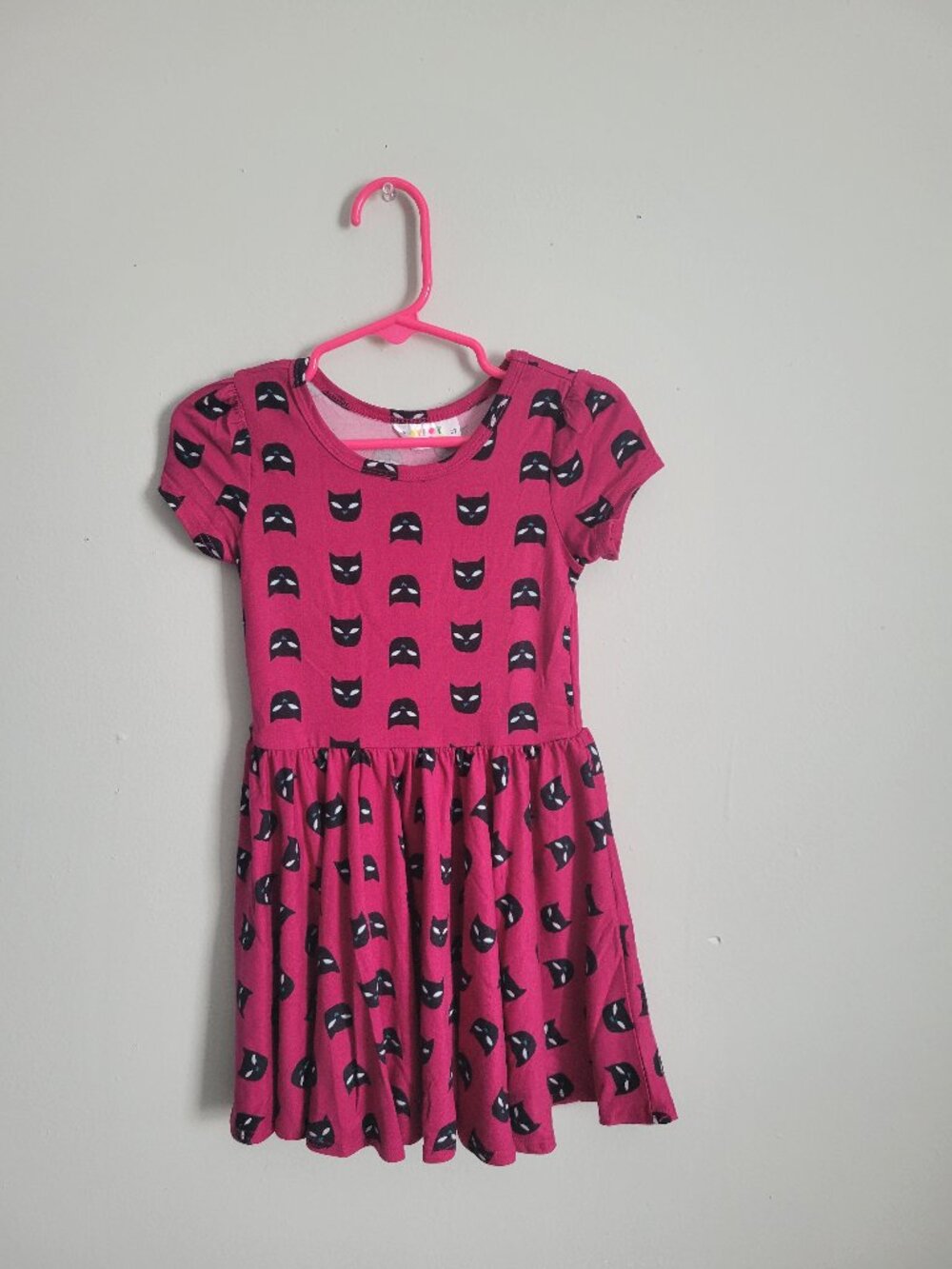 Dot Dot Smile Dress Girl's 2T Toddler Purple Cat Cap Sleeve NWT
